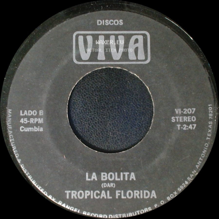 Tropical Florida - Pena Negra / La Bolita side B