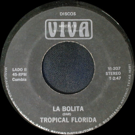 Tropical Florida - Pena Negra / La Bolita side B