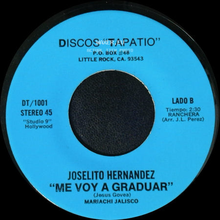 Joselito Hernandez - "Error De Padre" / Me Voy A Graduar side B