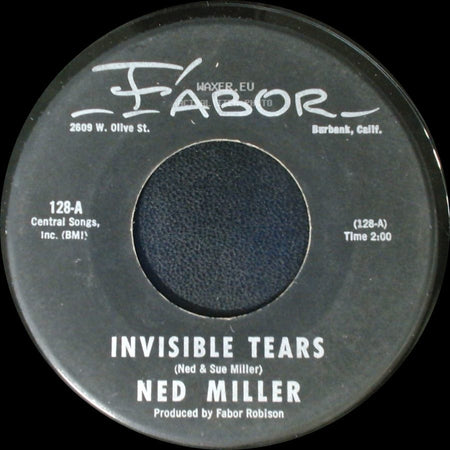 Ned Miller - Old Restless Ocean / Invisible Tears side B