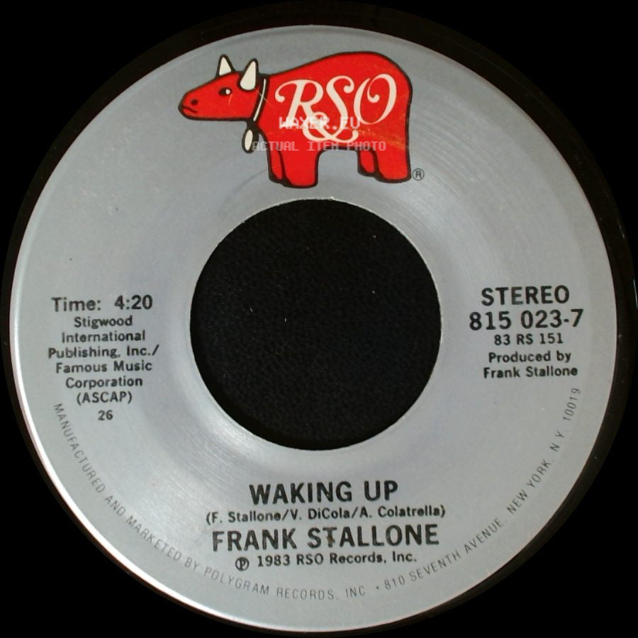 Frank Stallone - Far From Over / Waking Up side B