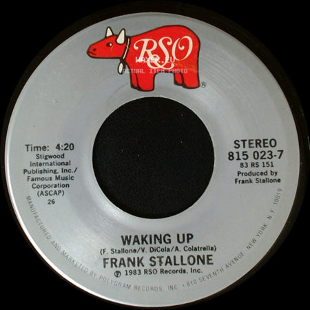 Frank Stallone - Far From Over / Waking Up side B