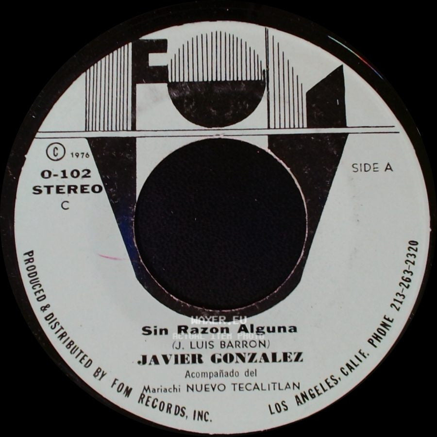 Javier Gonzalez - Sin Razon Alguna / Portate Bien side A