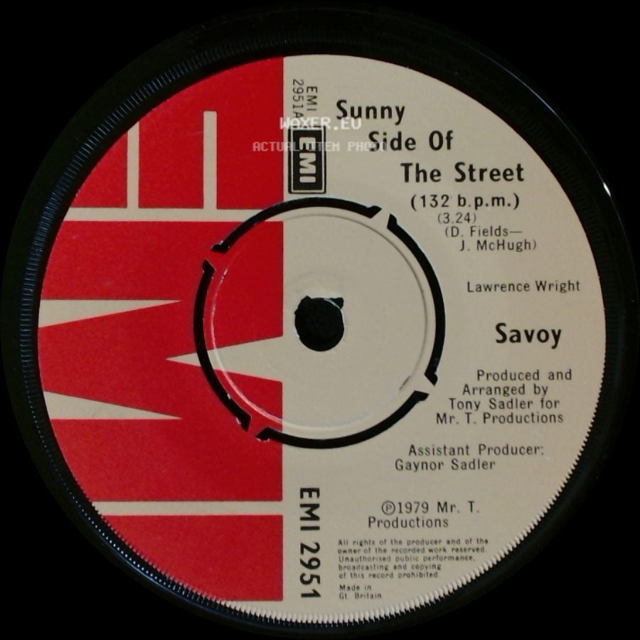 Lawrence Wright - Movin' My Feet To The Boogaloo Beat / Sunny Side Of The Street side B