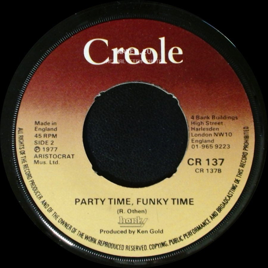 Unknown Artist - Join The Party / Party Time, Funky Time side B