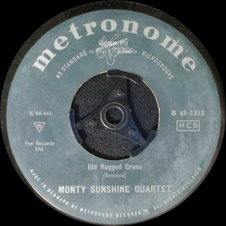 Monty Sunshine Quartet - When You And I Were Young, Maggie / Old Rugged Cross side B