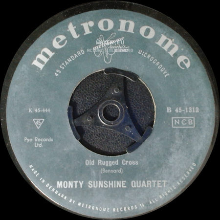 Monty Sunshine Quartet - When You And I Were Young, Maggie / Old Rugged Cross side B