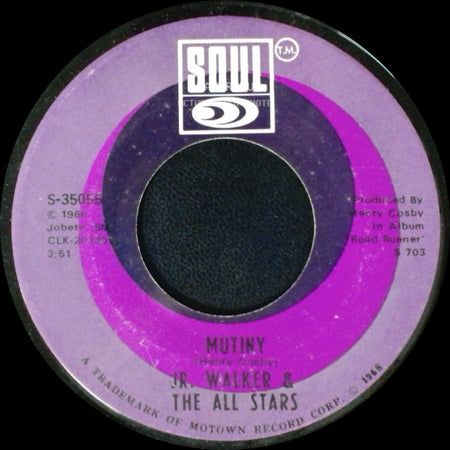 Jr. Walker & The All Stars - Mutiny / Home Cookin side A