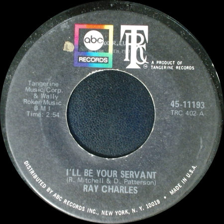 Ray Charles - I'll Be Your Servant / I'll Be Your Servant side A