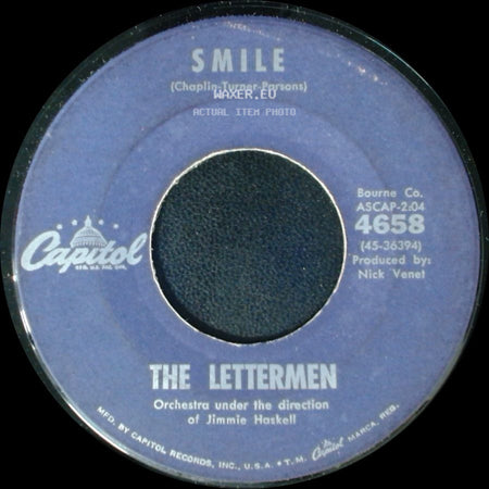 The Lettermen - Smile / When I Fall In Love side A