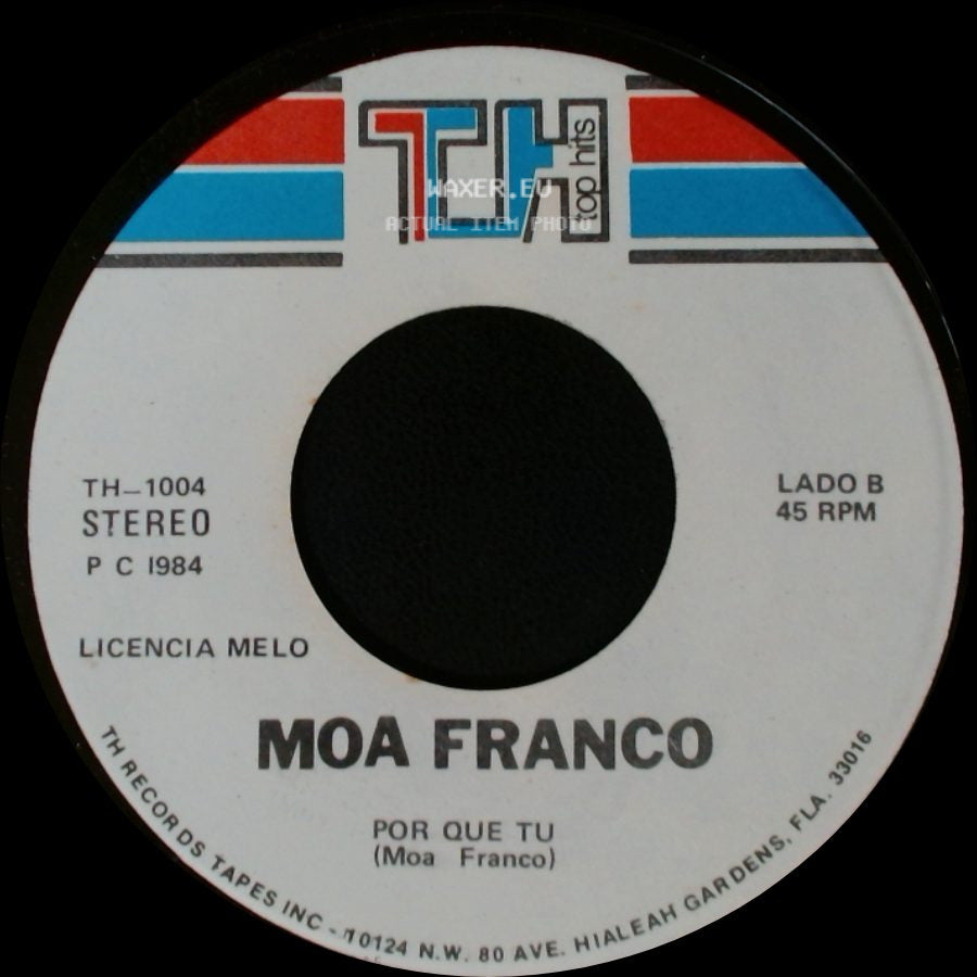 Moa Franco - Todavia No / Por Que Tu side B