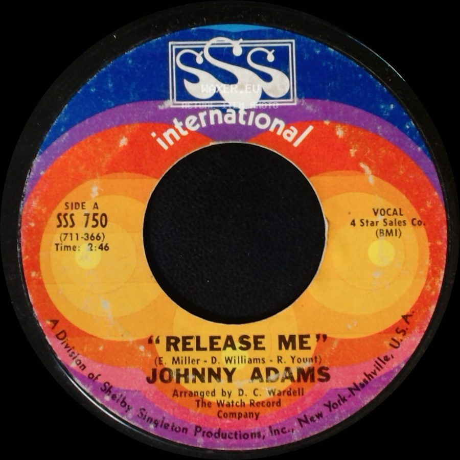Johnny Adams - Release Me / You Make A New Man Out Of Me side A