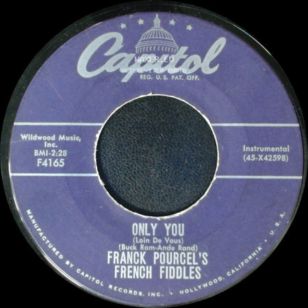 Franck Pourcel's French Fiddles - Rainy Night In Paris / Only You side B