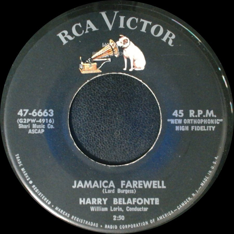 Harry Belafonte - Once Was / Jamaica Farewell side B