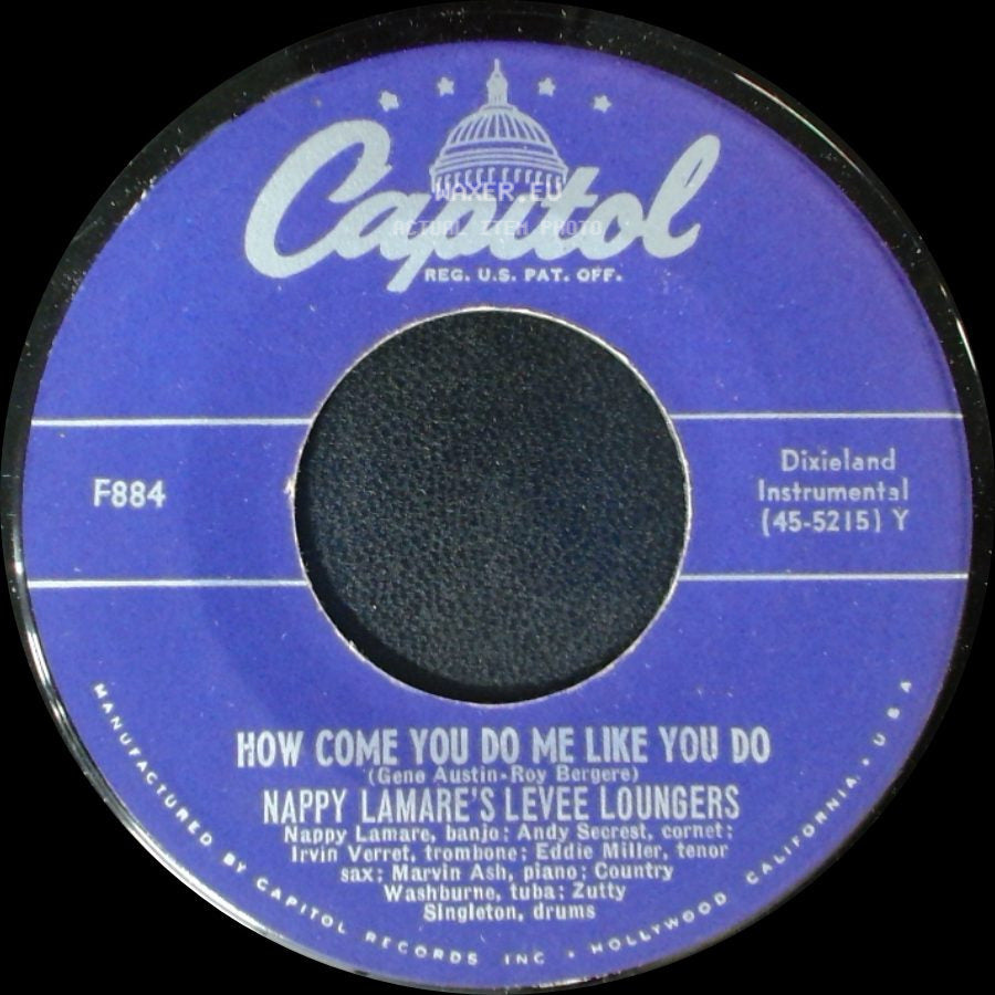 Nappy Lamare's Levee Loungers - How Come You Do Me Like You Do / Washington And Lee Swing side A