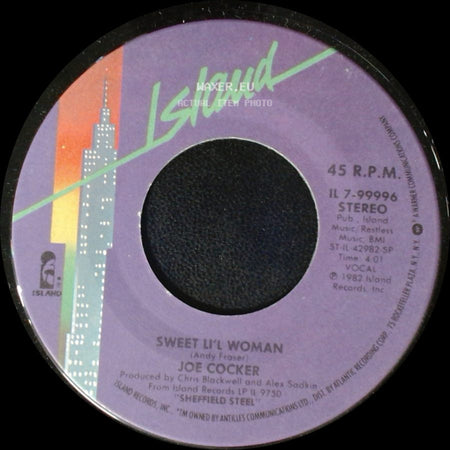 Joe Cocker / Joe Cocker And Jennifer Warnes - Sweet Li'l Woman / Up Where We Belong side A