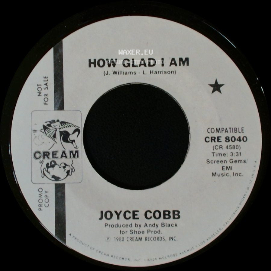 Joyce Cobb - How Glad I Am / That's What Love Will Do side A