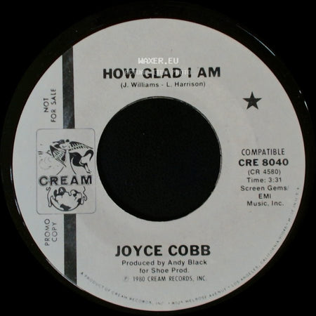 Joyce Cobb - How Glad I Am / That's What Love Will Do side A