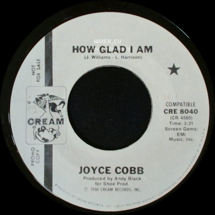 Joyce Cobb - That's What Love Will Do / How Glad I Am side B