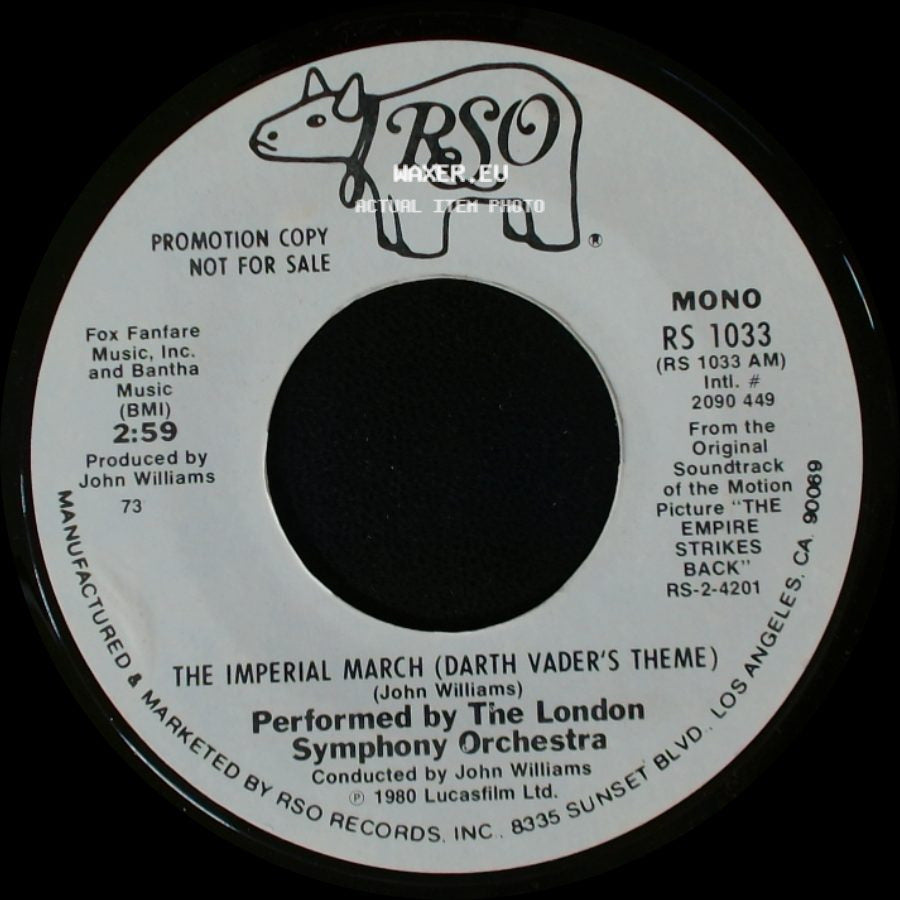 The London Symphony Orchestra - The Imperial March (Darth Vader's Theme) / The Imperial March (Darth Vader's Theme) side A