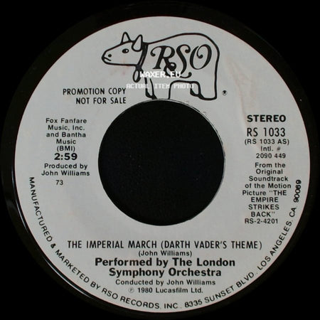 The London Symphony Orchestra - The Imperial March (Darth Vader's Theme) / The Imperial March (Darth Vader's Theme) side B