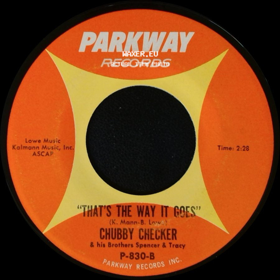 Chubby Checker / Chubby Checker & His Brothers Spencer & Tracy - The Fly / That's The Way It Goes side B