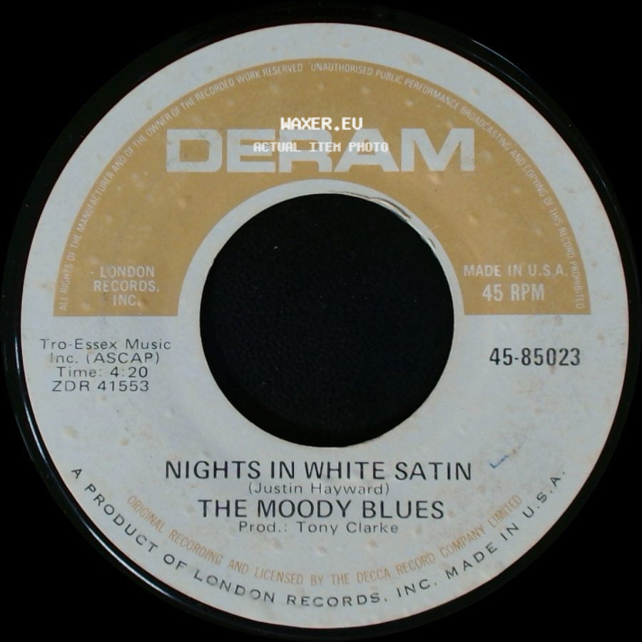 The Moody Blues - Nights In White Satin / Cities side A