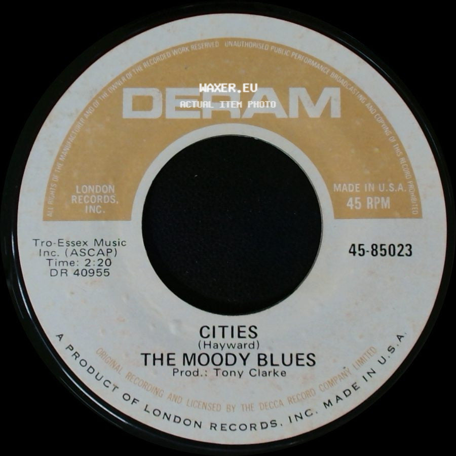 The Moody Blues - Nights In White Satin / Cities side B