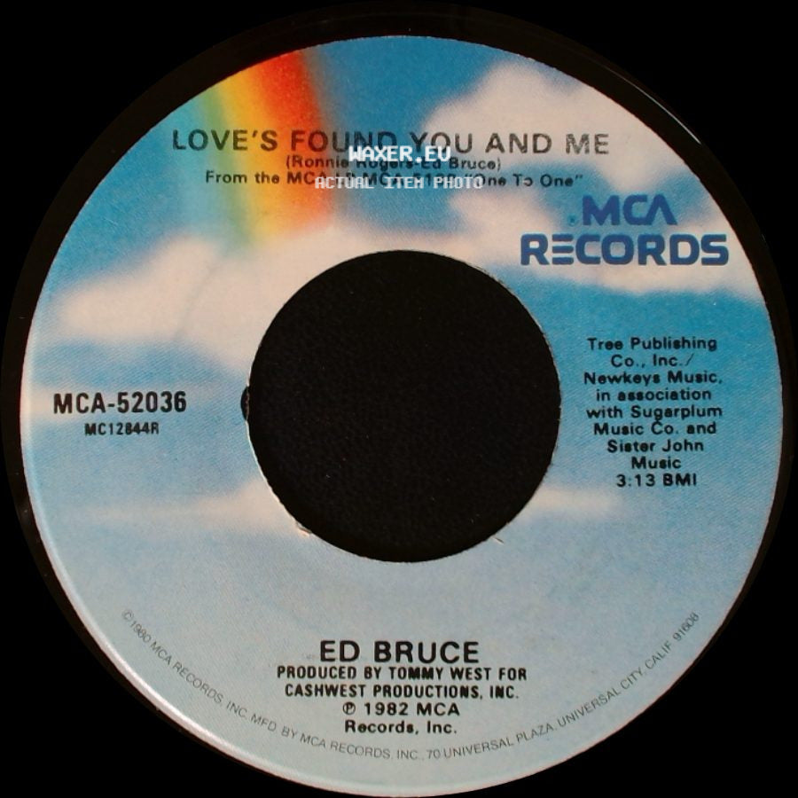 Ed Bruce - I Take The Chance / Love's Found You And Me side B