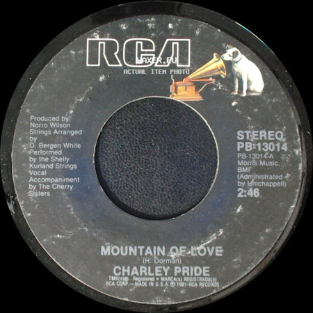 Charley Pride - Love Is A Shadow / Mountain Of Love side B