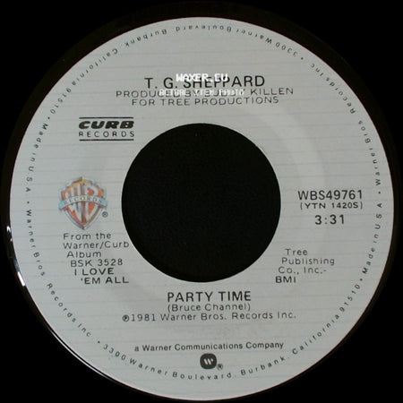 T. G. Sheppard - Party Time / You Waltzed Yourself Right Into My Life side A
