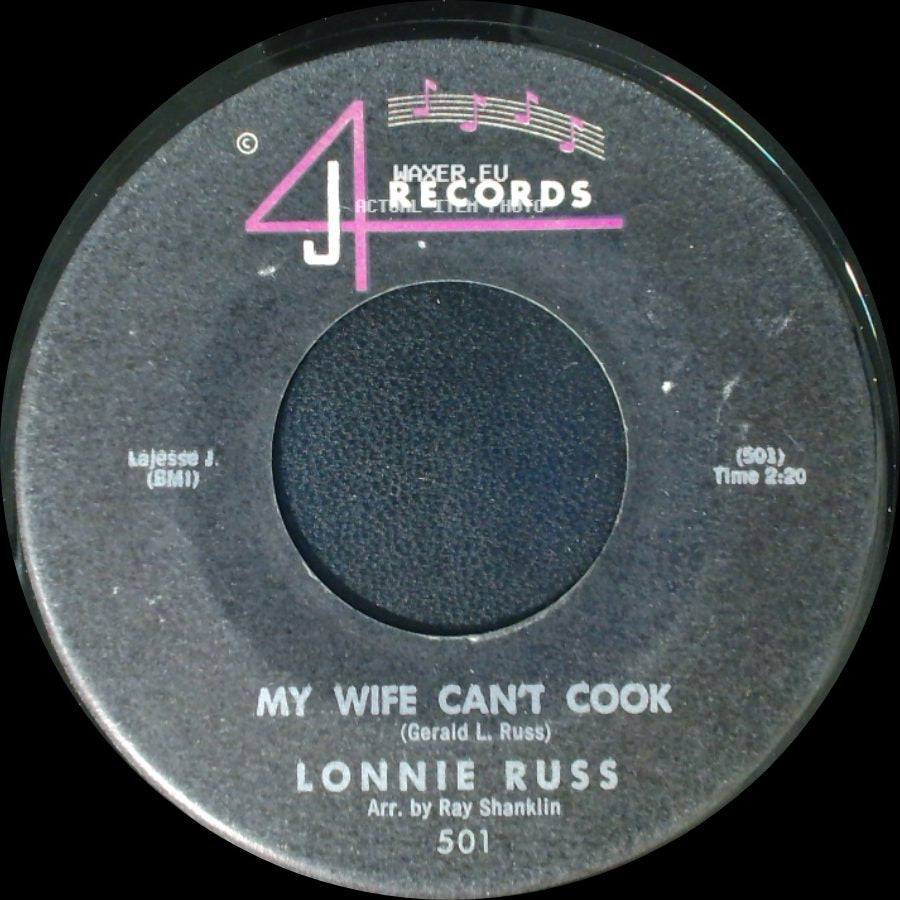 Lonnie Russ - Something Old, Something New / My Wife Can't Cook side B