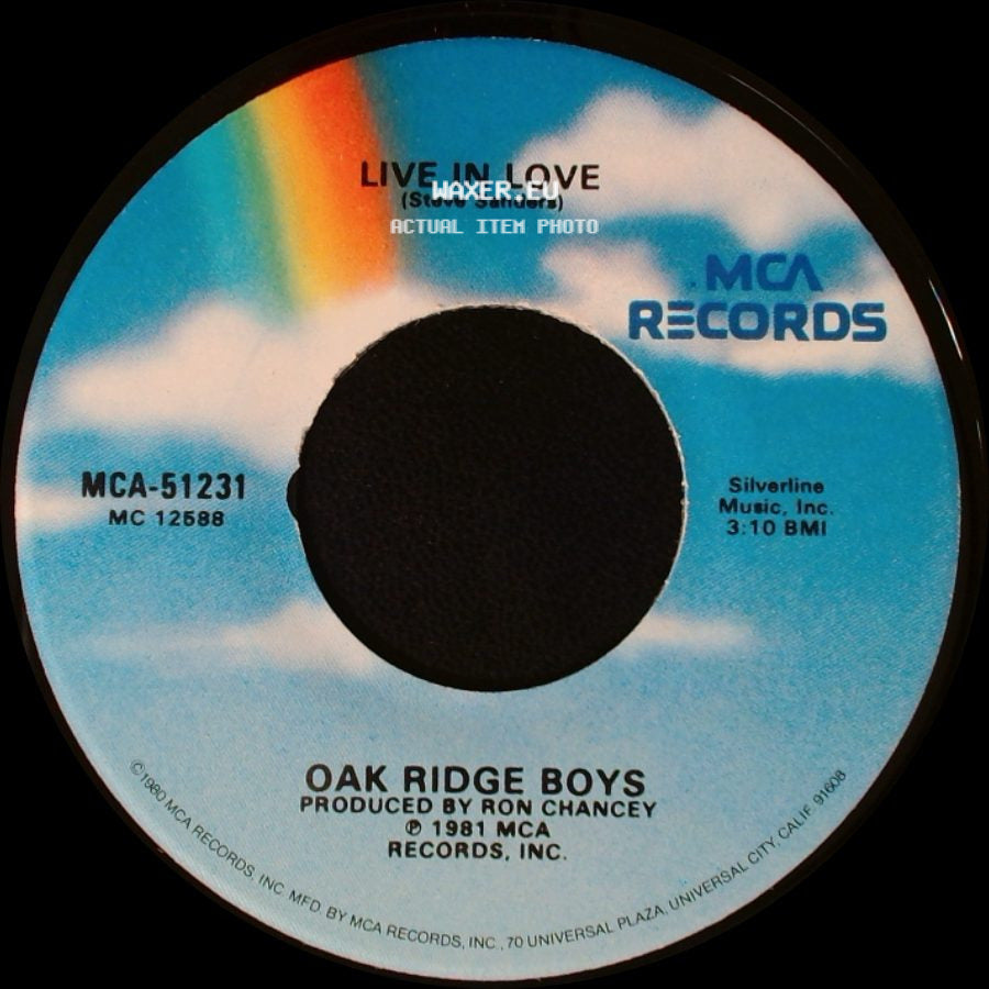 Oak Ridge Boys - Bobbie Sue / Live In Love side B