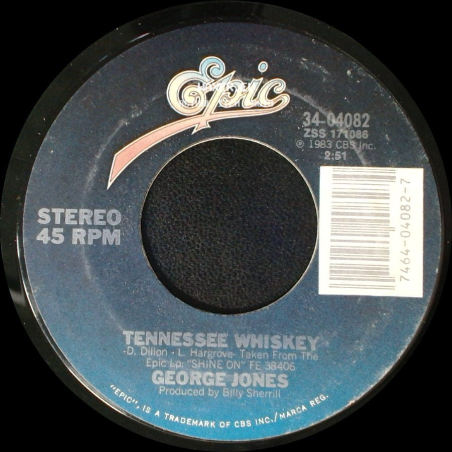 George Jones - Almost Persuaded / Tennessee Whiskey side B