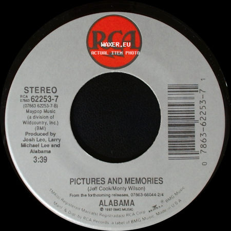Alabama - Take A Little Trip / Pictures And Memories side B