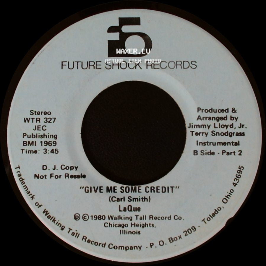 Laque - Give Me Some Credit / Give Me Some Credit side B
