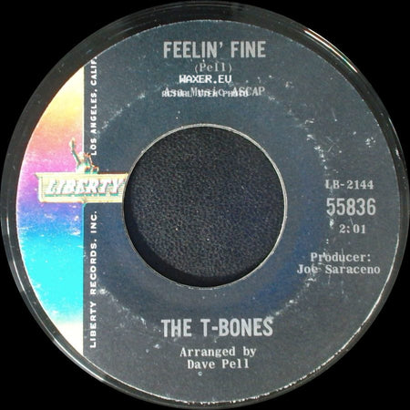 The T-Bones - No Matter What Shape (Your Stomach's In) / Feelin' Fine side B