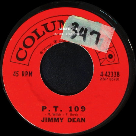 Jimmy Dean - Walk On, Boy / P. T. 109 side B