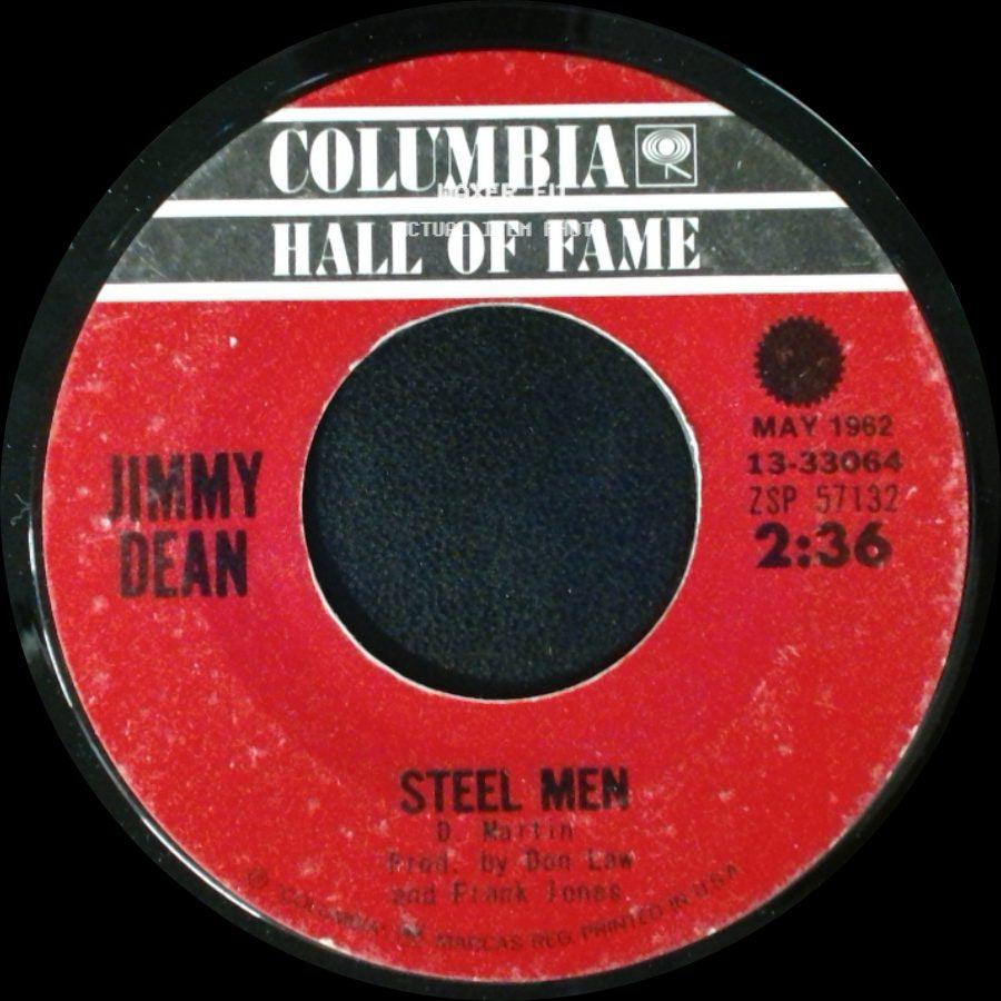 Jimmy Dean - Steel Men / The Cajun Queen side A