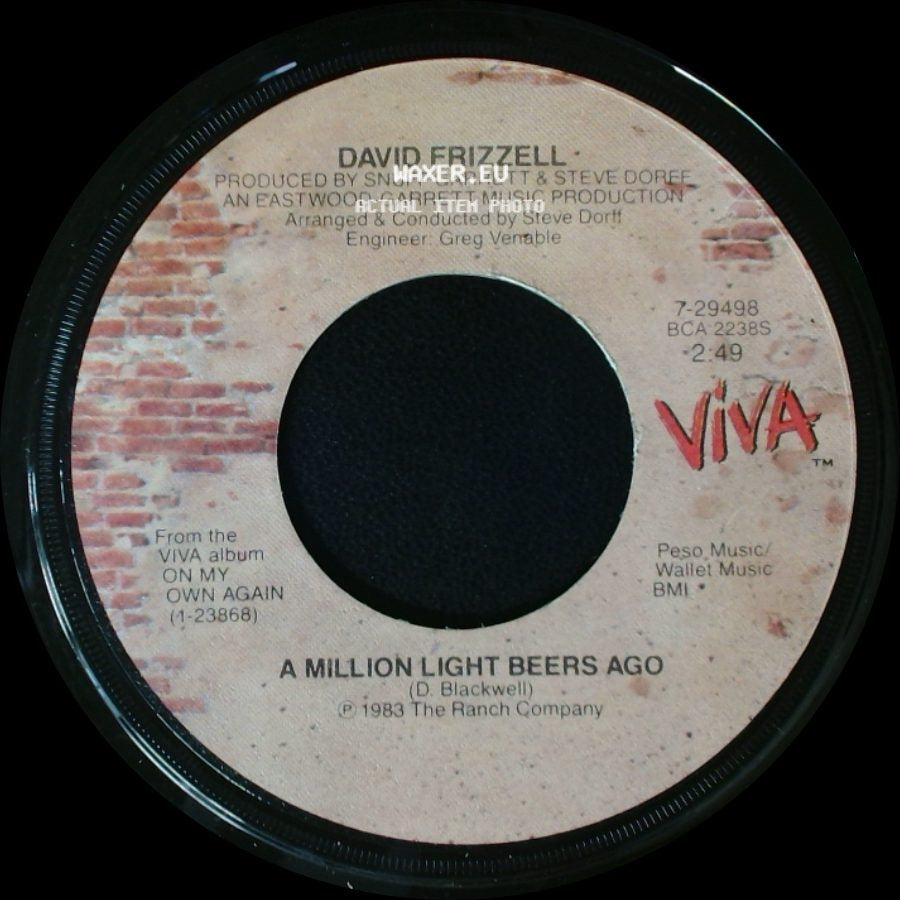 David Frizzell - A Million Light Beers Ago / Sweet Sweet Sin side A