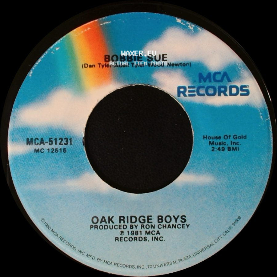 Oak Ridge Boys - Live In Love / Bobbie Sue side B