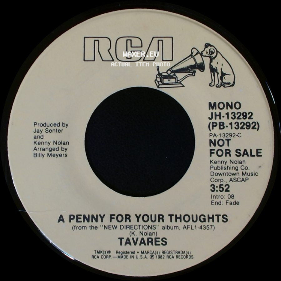 Tavares - A Penny For Your Thoughts / A Penny For Your Thoughts side A