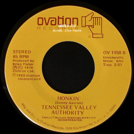 Tennessee Valley Authority / Gary Burbank With Band Mcnally - Honkin' / Who Shot J.R.? side A