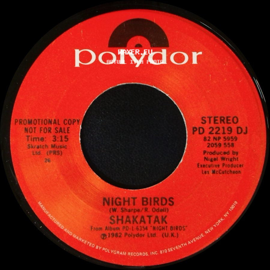 Shakatak - Night Birds / Night Birds side A