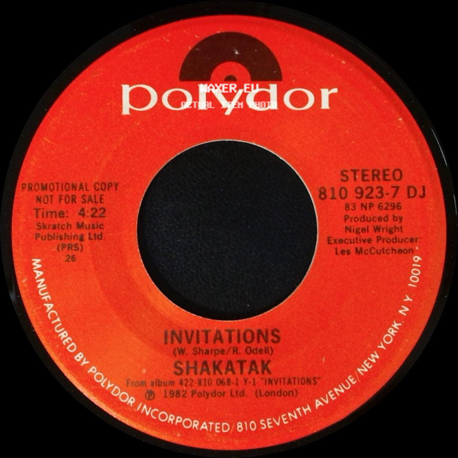 Shakatak - Invitations / Invitations side A