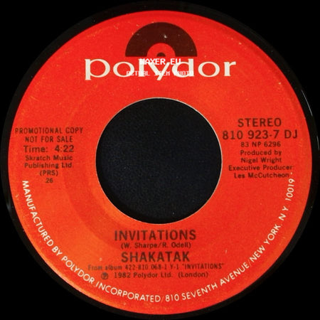Shakatak - Invitations / Invitations side A