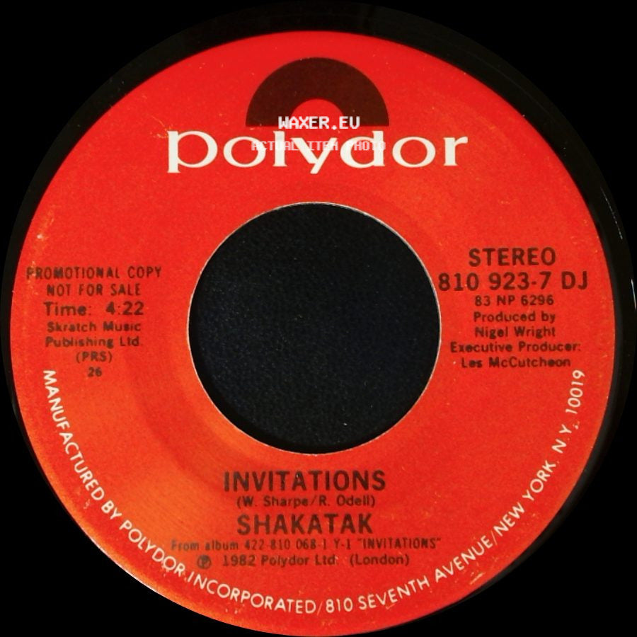 Shakatak - Invitations / Invitations side B
