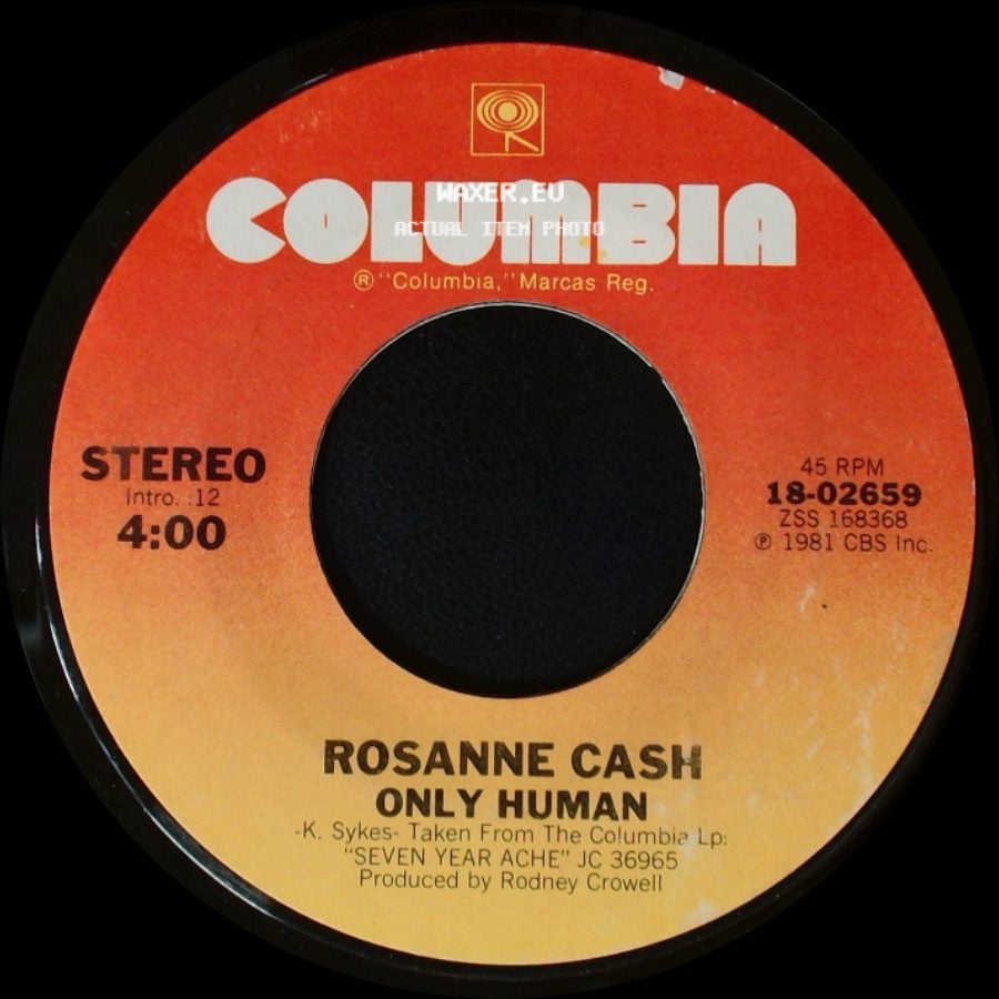 Rosanne Cash - Only Human / Blue Moon With Heartache side A