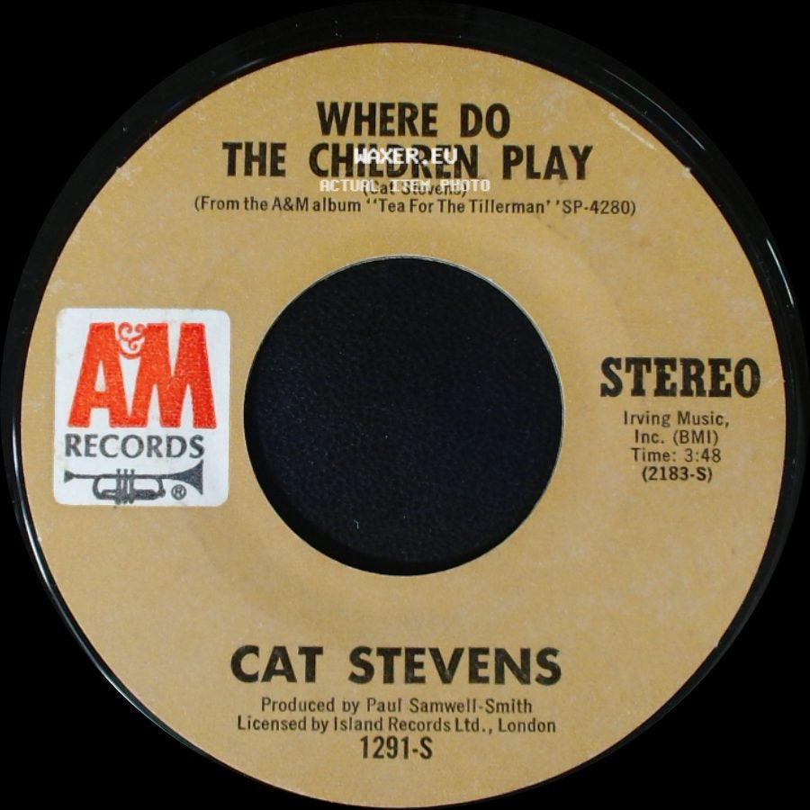 Cat Stevens - Where Do The Children Play / Peace Train side A