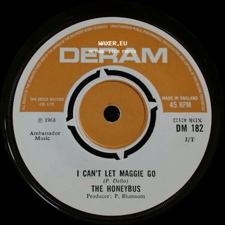 The Honeybus - I Can't Let Maggie Go / Tender Are The Ashes side A